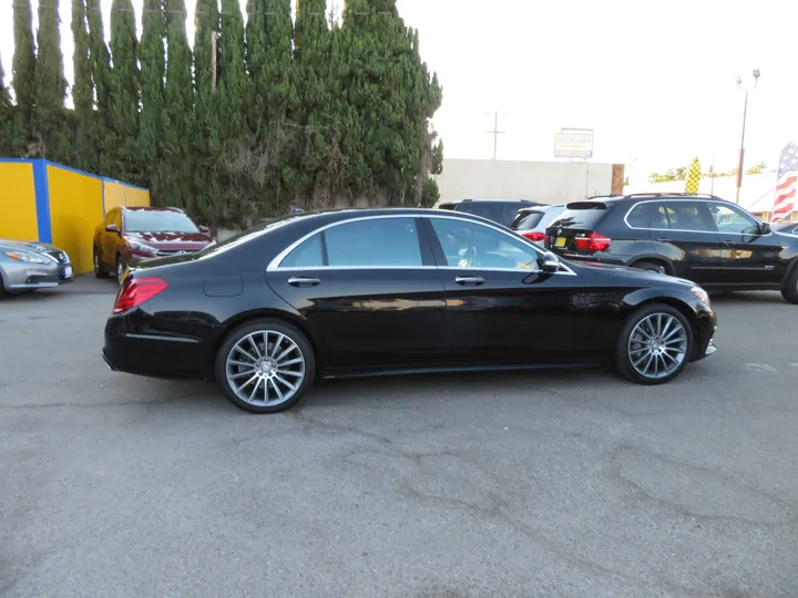 BLACK, 2015 MERCEDES-BENZ S-CLASS Image 4