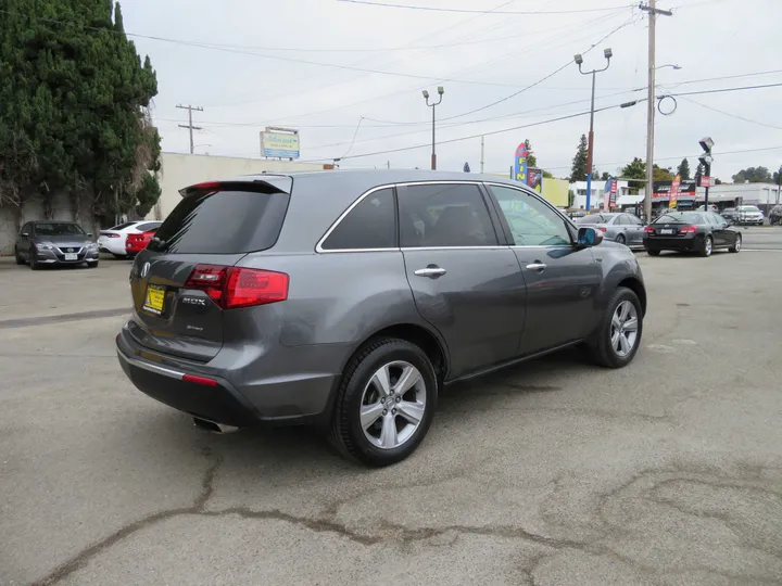 GRAY, 2011 ACURA MDX Image 5