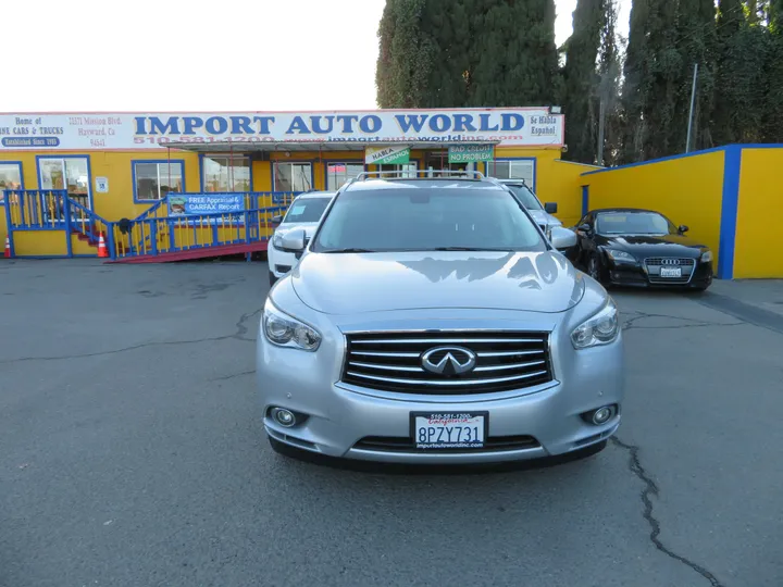 SILVER, 2015 INFINITI QX60 Image 2