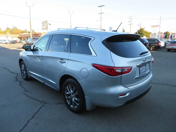 SILVER, 2015 INFINITI QX60 Image 7