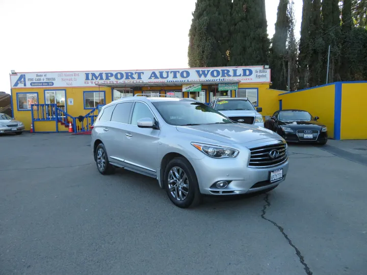 SILVER, 2015 INFINITI QX60 Image 1