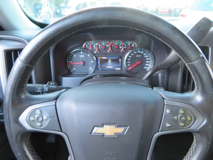 BLACK, 2014 CHEVROLET SILVERADO 1500 CREW CAB Image 19