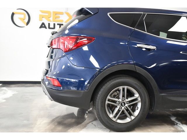 BLUE, 2018 HYUNDAI SANTA FE Image 4