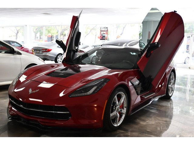 BURGUNDY, 2014 CHEVROLET CORVETTE STINGRAY Image 3