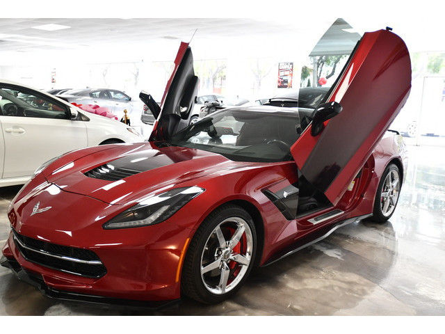 BURGUNDY, 2014 CHEVROLET CORVETTE STINGRAY Image 7