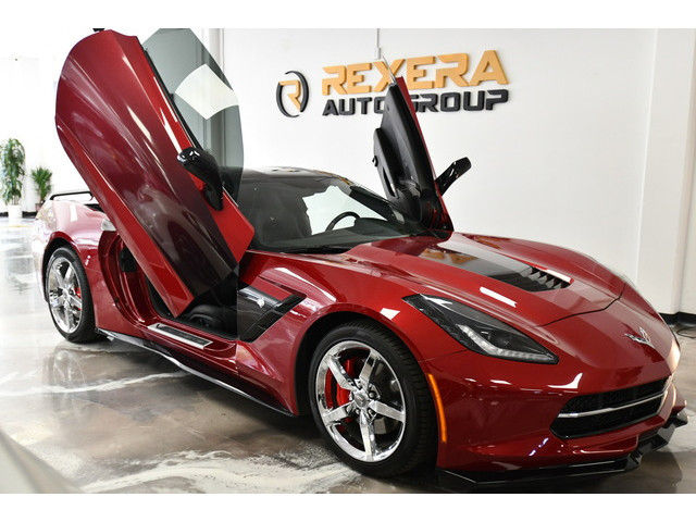 BURGUNDY, 2014 CHEVROLET CORVETTE STINGRAY Image 8