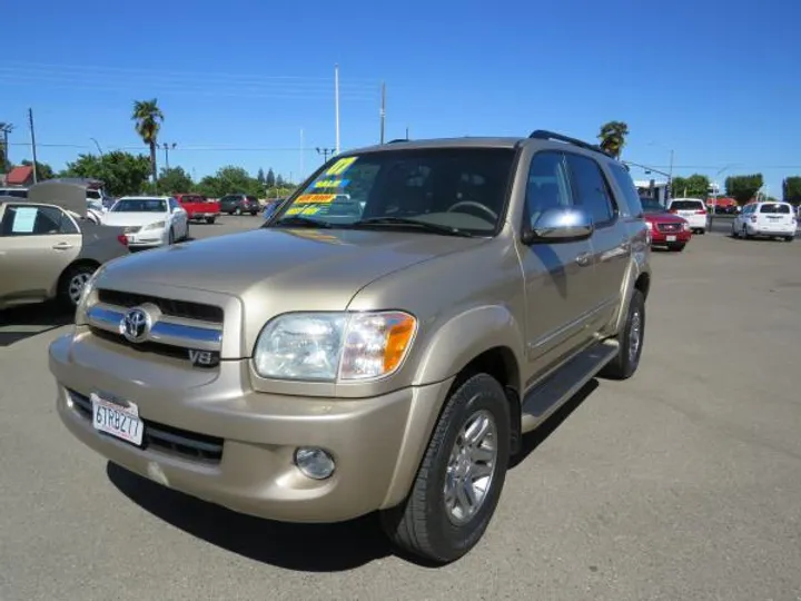 GOLD, 2007 TOYOTA SEQUOIA Image 2