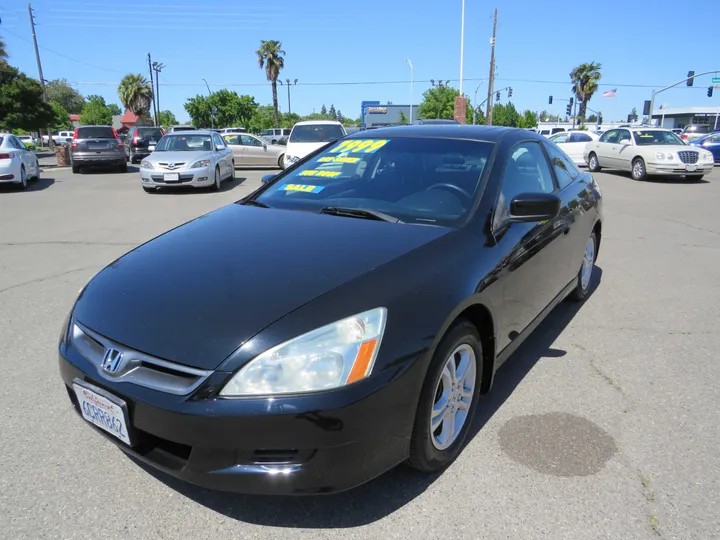 BLACK, 2007 HONDA ACCORD Image 2