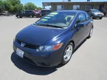 BLUE, 2006 HONDA CIVIC  LX  COUPE 2D  MANUAL Thumnail Image 2