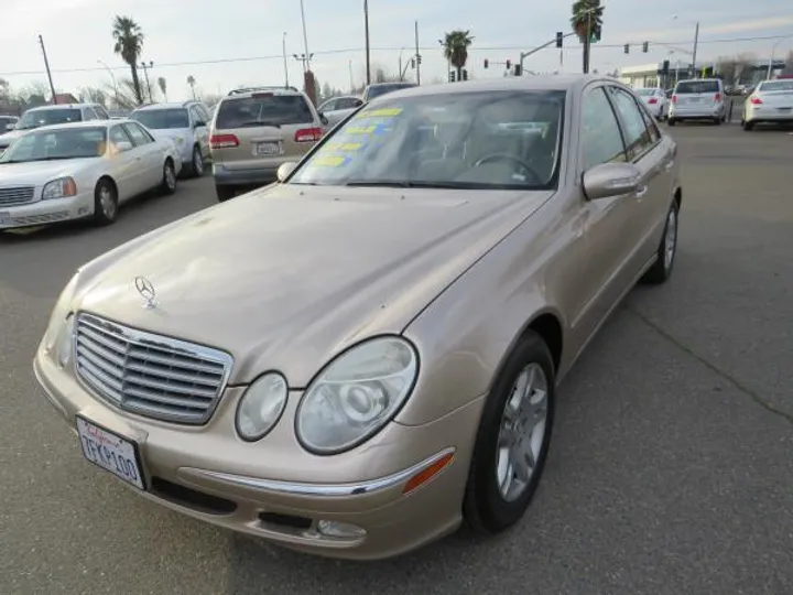 BEIGE, 2003 MERCEDES-BENZ E-CLASS Image 2