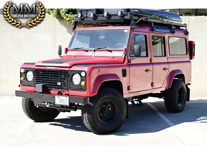 RED, 1991 LAND ROVER DEFENDER 110 Image 1