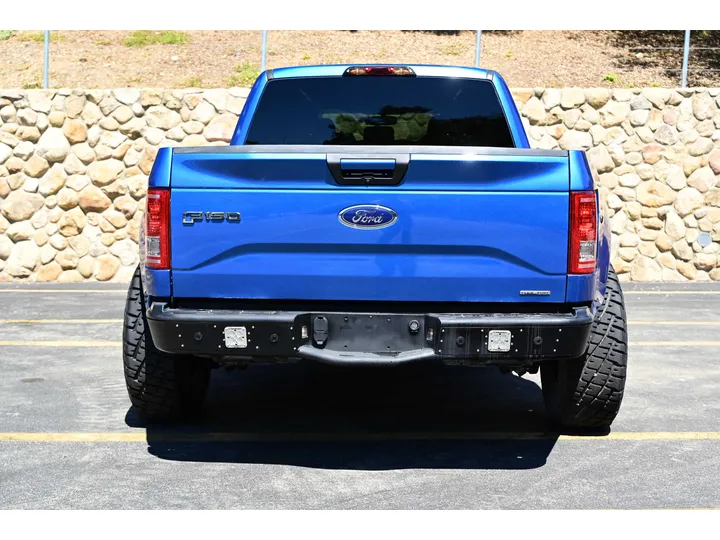 BLUE, 2015 FORD F150 SUPERCREW CAB Image 5