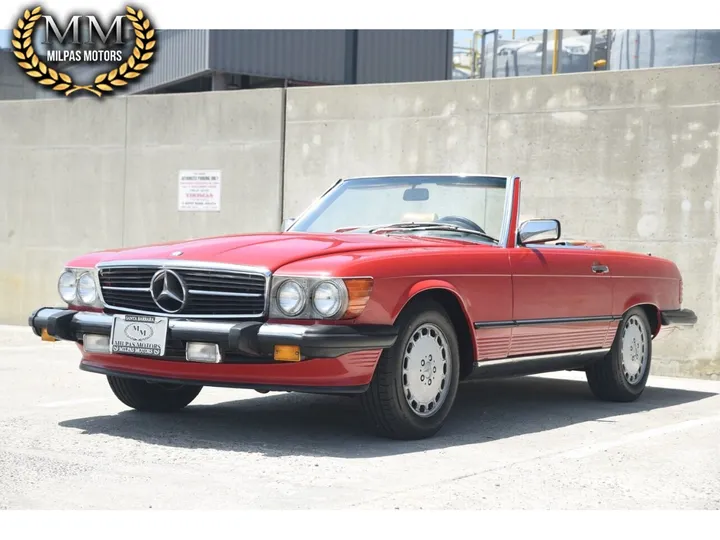 Red, 1988 MERCEDES-BENZ 560-CLASS Image 1