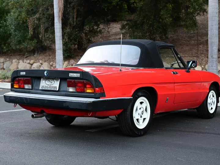 RED, 1983 ALFA ROMEO SPIDER Image 6