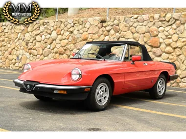 RED, 1983 ALFA ROMEO SPIDER Image 