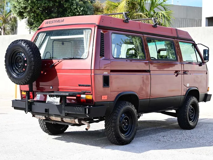 BURGUNDY, 1987 VOLKSWAGEN VANAGON Image 7