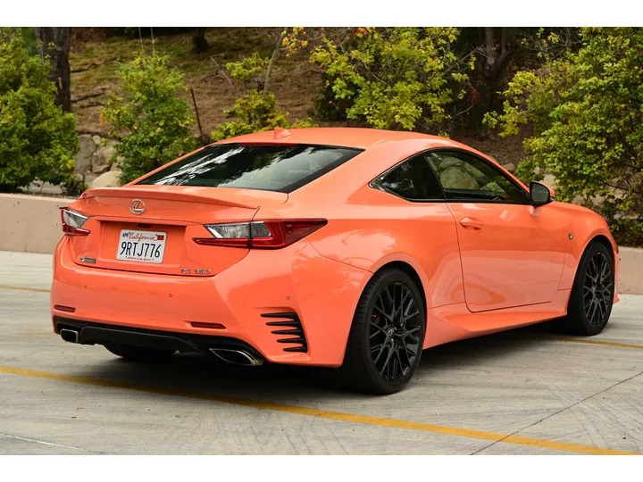 ORANGE, 2015 LEXUS RC Image 6