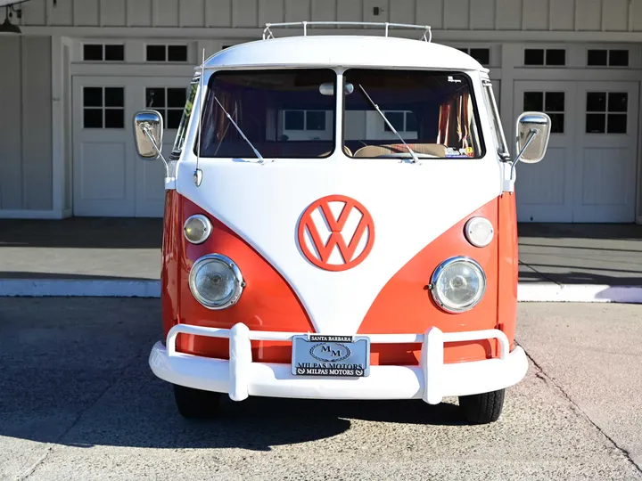 ORANGE, 1966 VOLKSWAGEN BUS Image 2