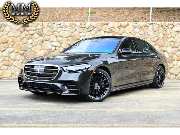 BLACK, 2023 MERCEDES-BENZ S-CLASS Image 1