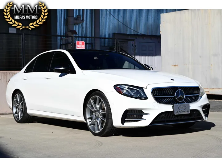 WHITE, 2018 MERCEDES-BENZ MERCEDES-AMG E-CLASS Image 1