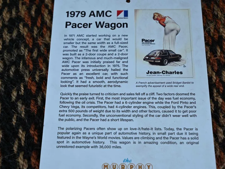 WHITE, 1979 AMC PACER Image 21