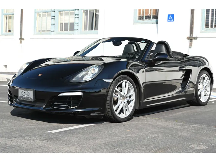 BLACK, 2013 PORSCHE BOXSTER Image 2