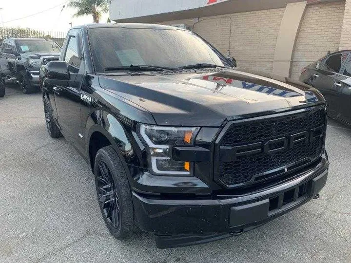 BLACK, 2017 FORD F150 REGULAR CAB Image 2