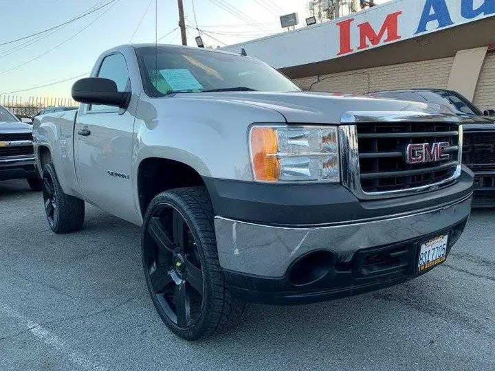 SILVER, 2008 GMC SIERRA 1500 REGULAR CAB Image 3