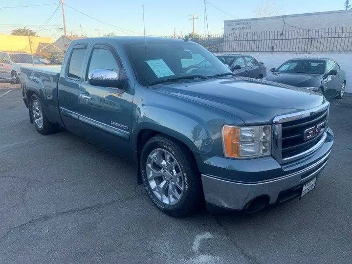 BLUE, 2011 GMC SIERRA EXT CAB Image 5