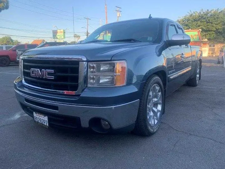 BLUE, 2011 GMC SIERRA EXT CAB Image 12