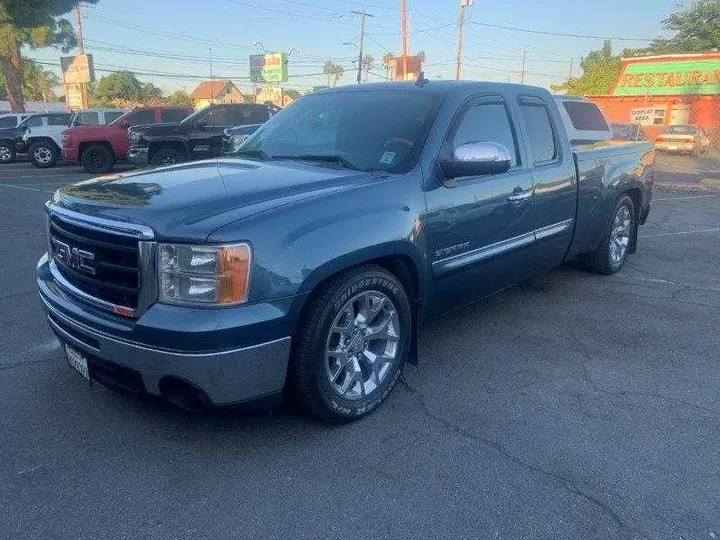 BLUE, 2011 GMC SIERRA EXT CAB Image 14