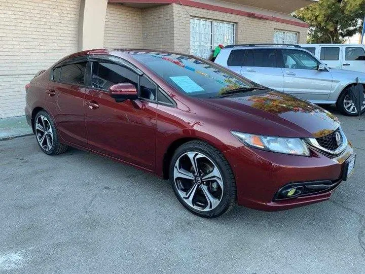 RED, 2015 HONDA CIVIC Image 5