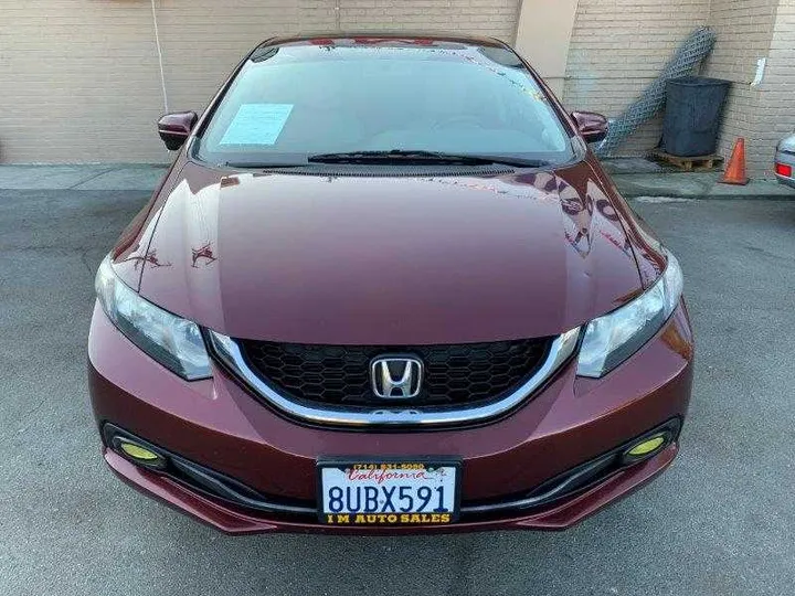 RED, 2015 HONDA CIVIC Image 9