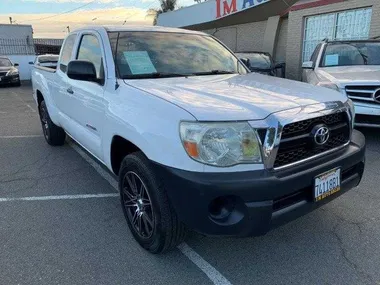 WHITE, 2011 TOYOTA TACOMA ACCESS CAB Image 