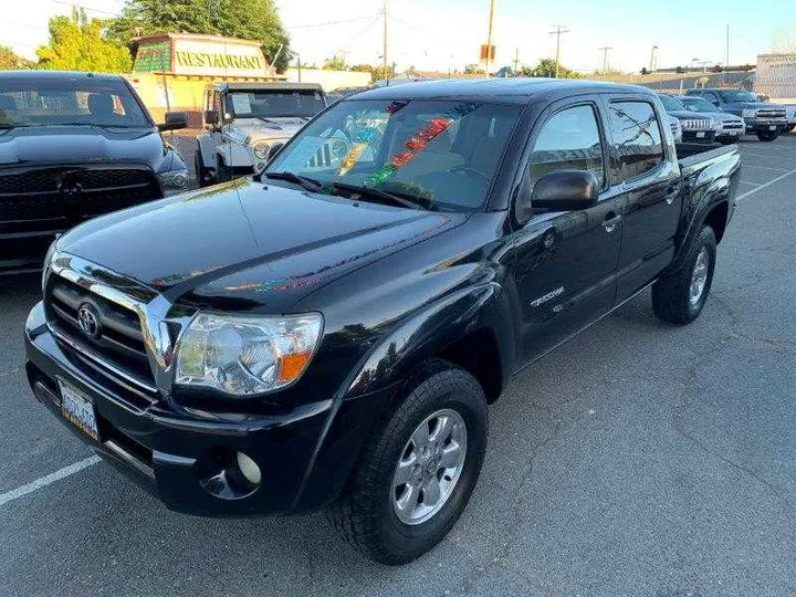 BLACK, 2005 TOYOTA TACOMA DOUBLE CAB Image 14