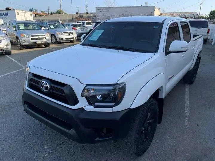 WHITE, 2014 TOYOTA TACOMA DOUBLE CAB Image 10