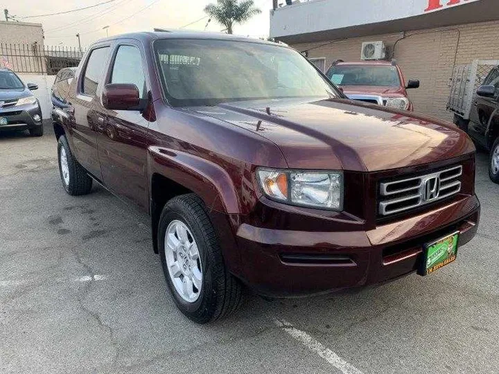 BURGUNDY, 2007 HONDA RIDGELINE Image 4