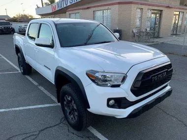 WHITE, 2016 TOYOTA TACOMA DOUBLE CAB Image 