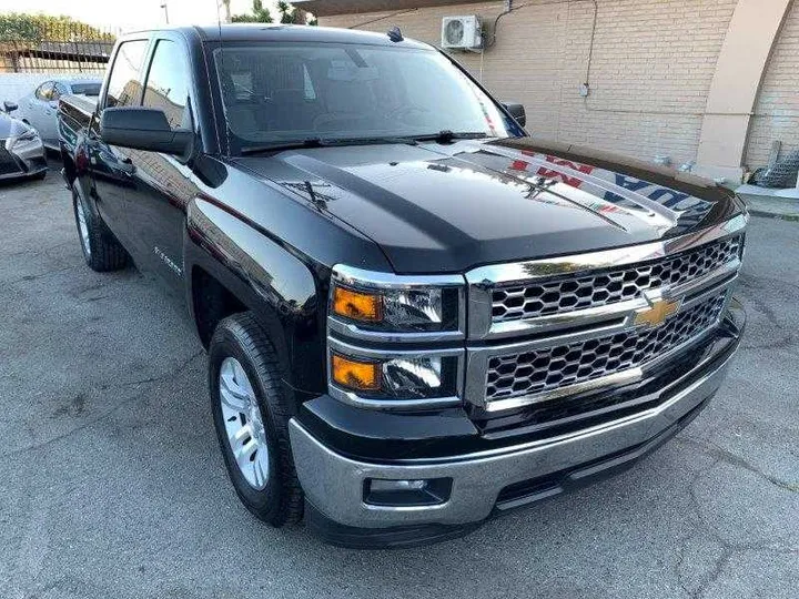 BLACK, 2014 CHEVROLET SILVERADO 1500 CREW CAB Image 2