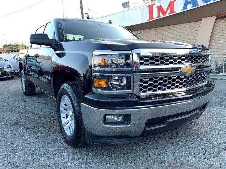 BLACK, 2014 CHEVROLET SILVERADO 1500 CREW CAB Image 4