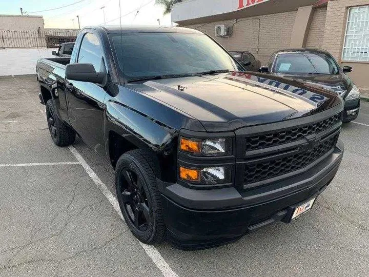 BLACK, 2015 CHEVROLET SILVERADO 1500 REGULAR CAB Image 2