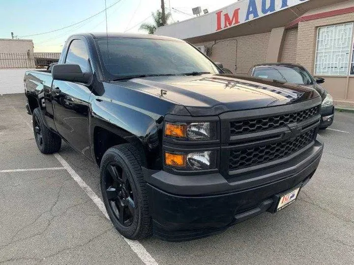 BLACK, 2015 CHEVROLET SILVERADO 1500 REGULAR CAB Image 3