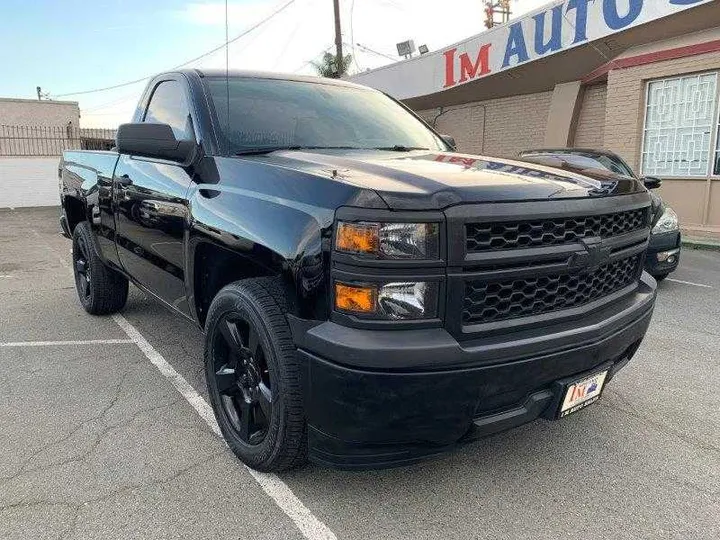 BLACK, 2015 CHEVROLET SILVERADO 1500 REGULAR CAB Image 4