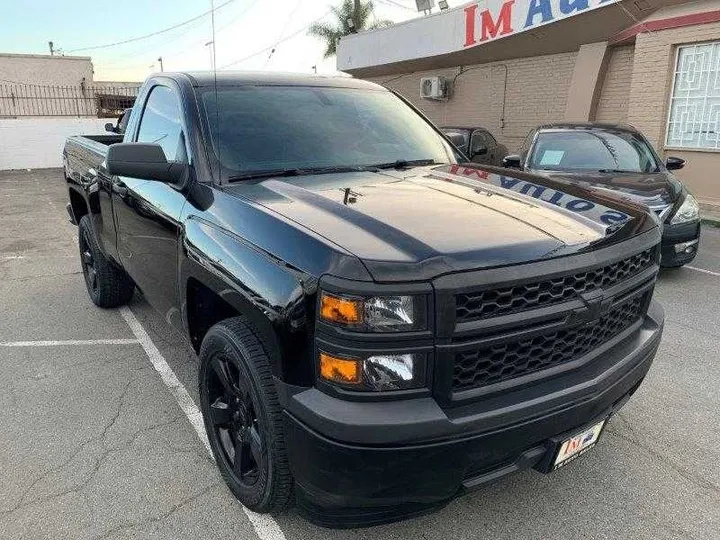 BLACK, 2015 CHEVROLET SILVERADO 1500 REGULAR CAB Image 1