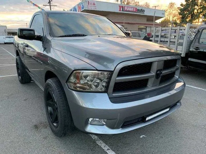 GRAY, 2012 RAM 1500 REGULAR CAB Image 2