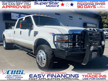 WHITE, 2008 FORD F450 SUPER DUTY CREW CAB Image 