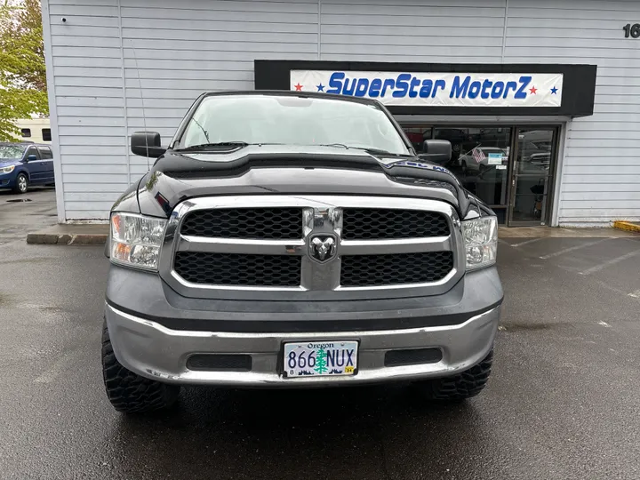 BLACK, 2013 RAM 1500 CREW CAB Image 2