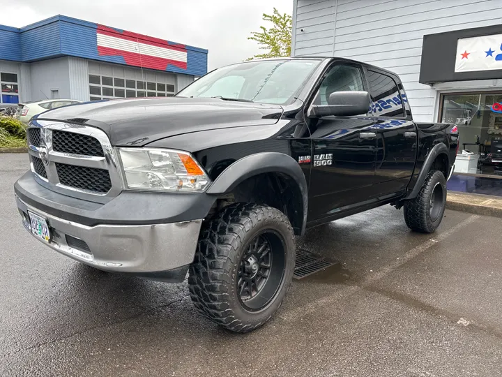 BLACK, 2013 RAM 1500 CREW CAB Image 3