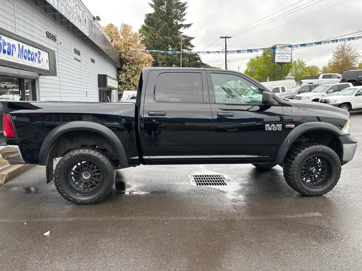 BLACK, 2013 RAM 1500 CREW CAB Image 6