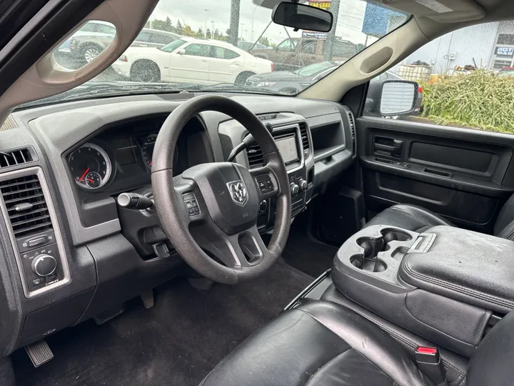 BLACK, 2013 RAM 1500 CREW CAB Image 8